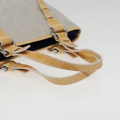 Celine Vintage Macadam Tote bag Canvas, YELLOW, CANVAS, Tote bag