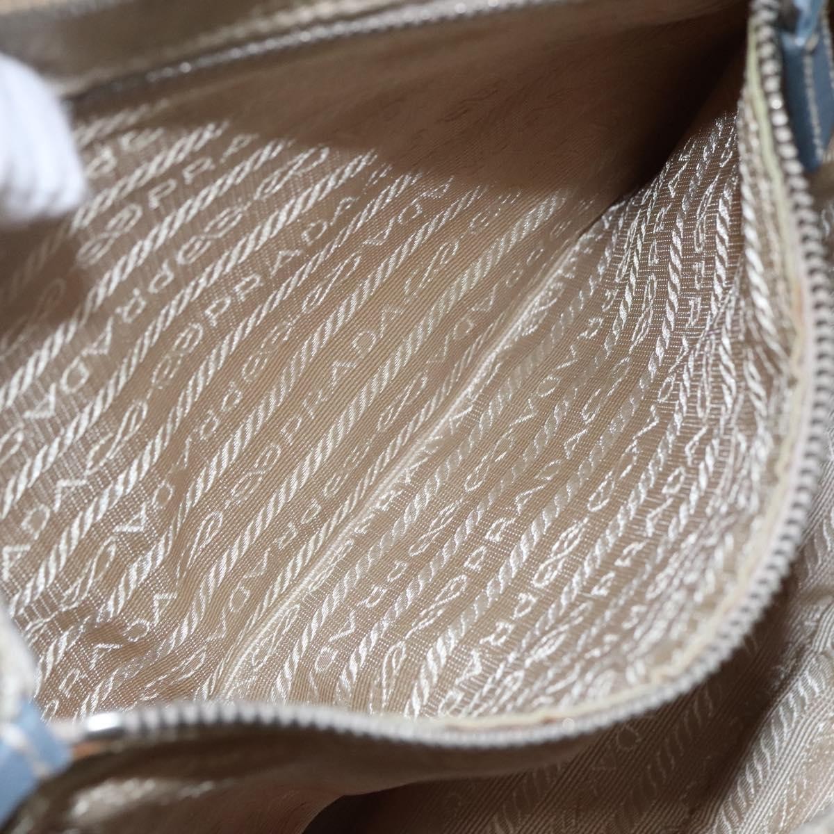 Prada Double Pocket Buckle Flap Bag Tessuto, BEIGE, NYLON, Shoulder bag