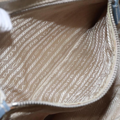 Prada Double Pocket Buckle Flap Bag Tessuto, BEIGE, NYLON, Shoulder bag