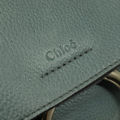Chloe Faye Day Bag Leather, GREEN, LEATHER, Handbag