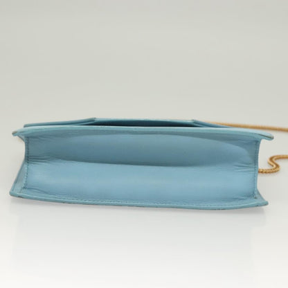 Saint Laurent Betty Bag Leather, BLUE, LEATHER, Shoulder bag