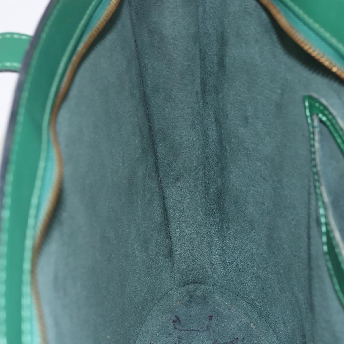 Louis Vuitton Saint Jacques Handbag Epi Leather, GREEN, LEATHER, Shoulder bag