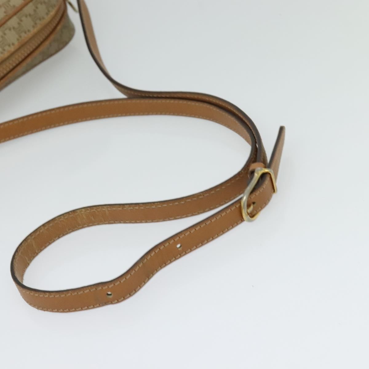 Celine Macadam Shoulder Bag PVC Leather, BEIGE, CANVAS, Shoulder bag