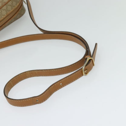 Celine Macadam Shoulder Bag PVC Leather, BEIGE, CANVAS, Shoulder bag