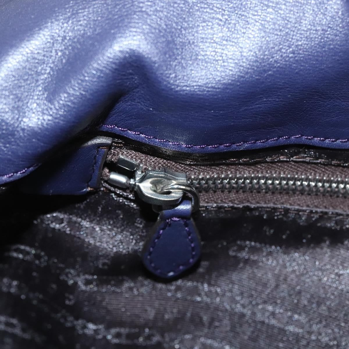 Celine Shoulder Bag Leather, PURPLE, LEATHER, Shoulder bag