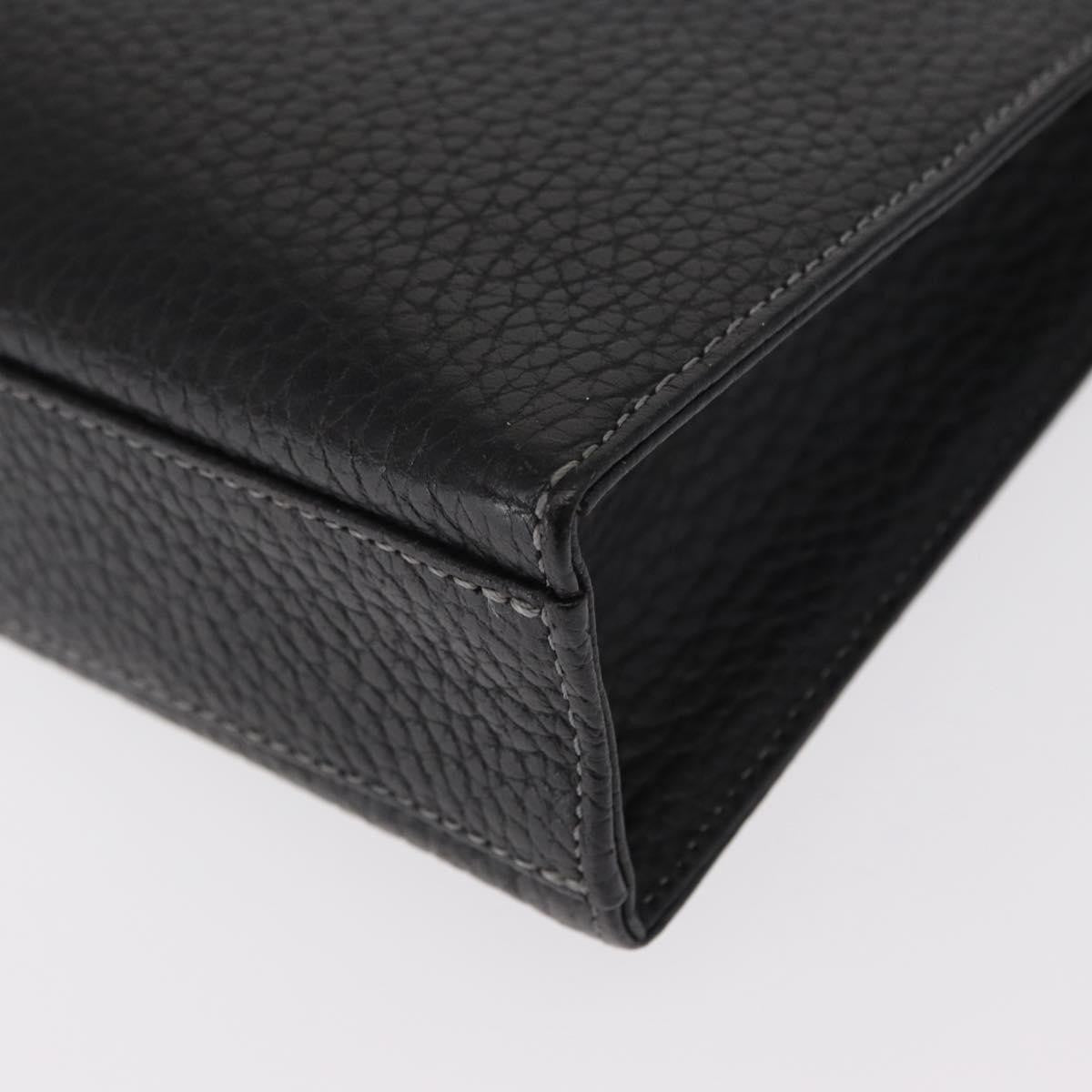 Burberry Zip Clutch Leather, BLACK, LEATHER, Clutche & pouche