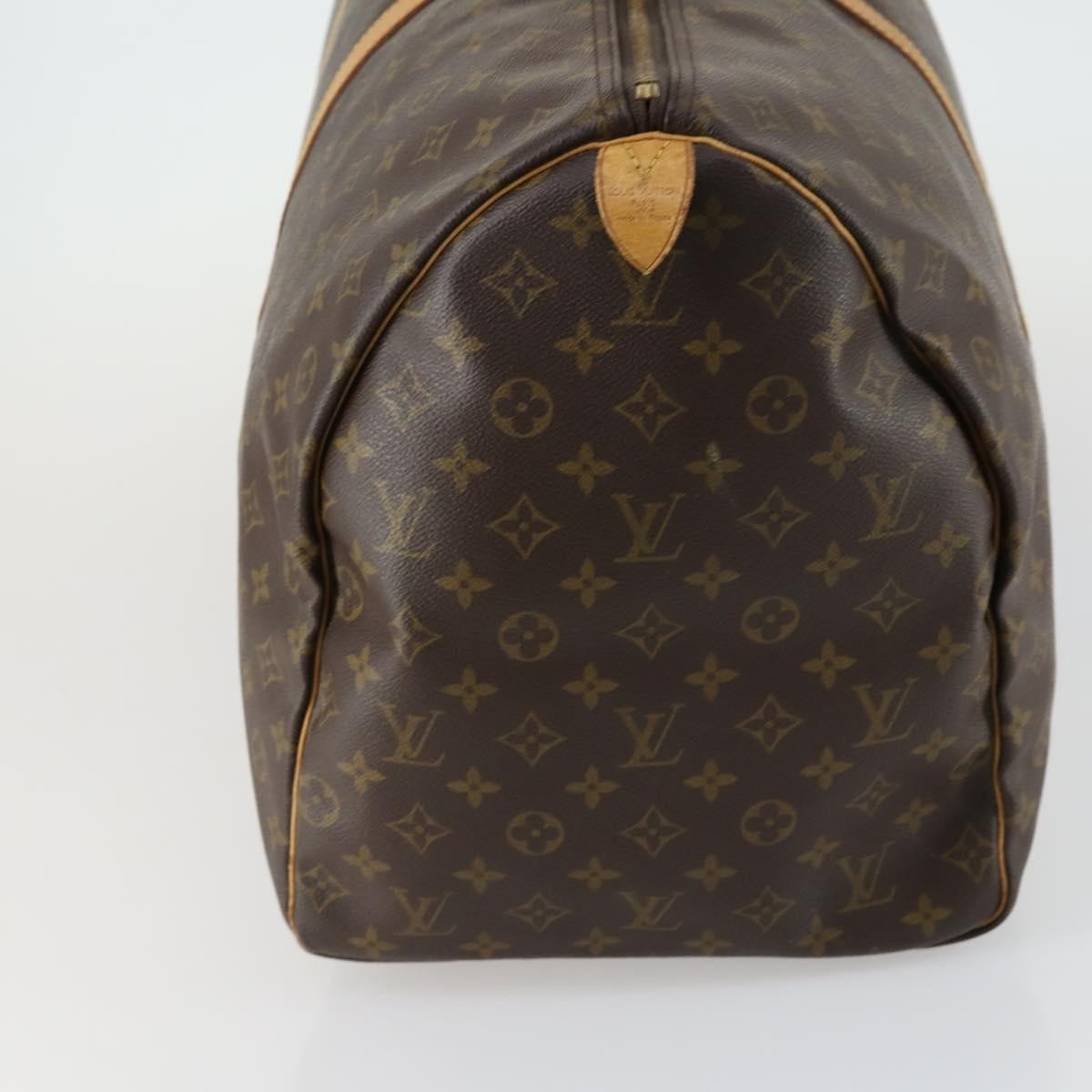 Louis Vuitton Keepall Bag Monogram Canvas, BROWN, CANVAS, Travel bag