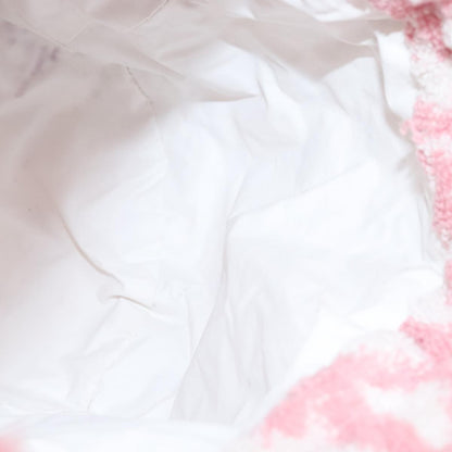 Christian Dior Vintage Trotter Pouch Pile, PINK, COTTON, Clutche & pouche