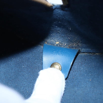 Louis Vuitton Soufflot Handbag Epi Leather, BLUE, LEATHER, Handbag