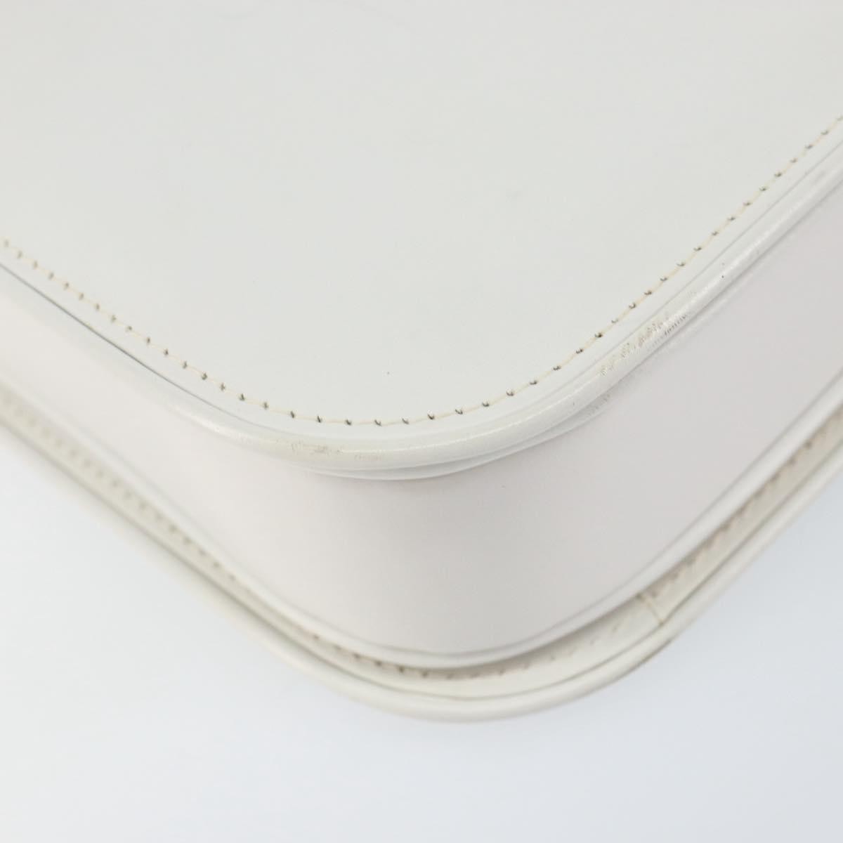Gucci Vintage Handbag Leather, WHITE, LEATHER, Handbag