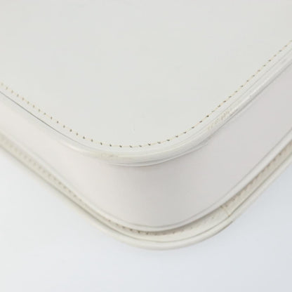 Gucci Vintage Handbag Leather, WHITE, LEATHER, Handbag