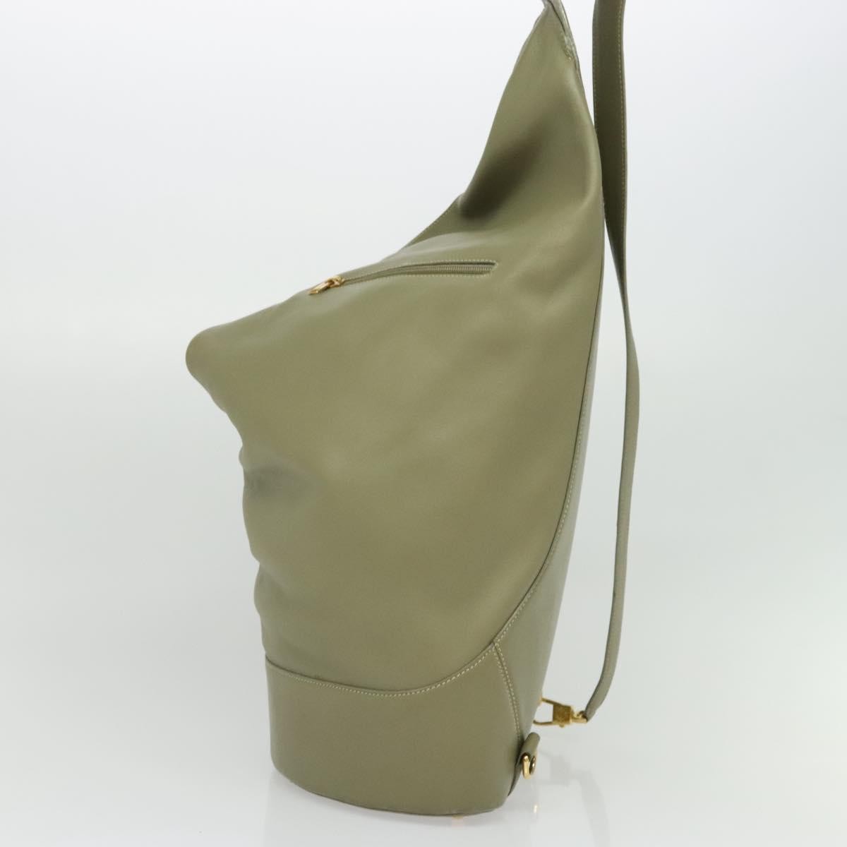 Loewe Anton Sling Bag Leather, GREEN, LEATHER, Shoulder bag