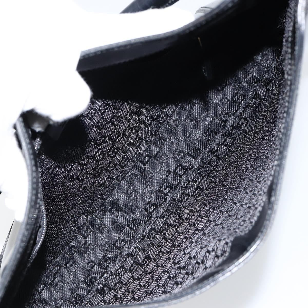 Gucci Jackie Bag Patent Leather, BLACK, PATENT_LEATHER, Shoulder bag