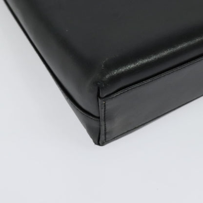 Salvatore Ferragamo Gancini Shoulder Bag Leather, BLACK, LEATHER, Shoulder bag