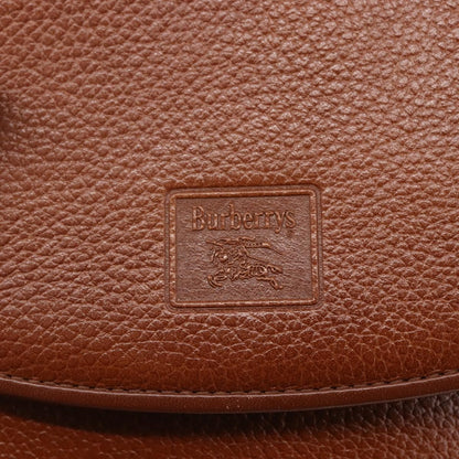 Burberry Vintage Shoulder Bag Leather, BROWN, LEATHER, Shoulder bag