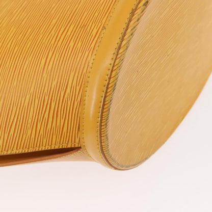 Louis Vuitton Saint Jacques Handbag Epi Leather, YELLOW, LEATHER, Shoulder bag