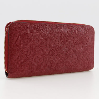 Louis Vuitton Portefeuille zippy Monogramme Empreinte Monogramme Empreinte, RED, CANVAS, Wallets