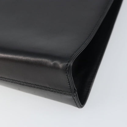 Salvatore Ferragamo Vintage Shoulder Bag Leather, BLACK, LEATHER, Shoulder bag