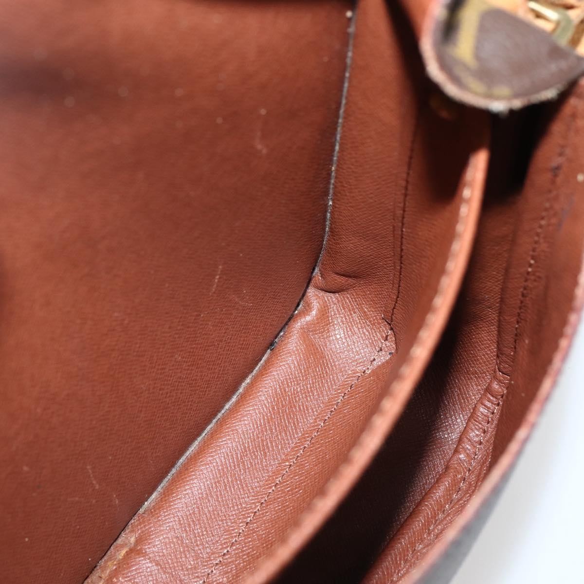 Louis Vuitton Cartouchiere Handbag Monogram Canvas, BROWN, CANVAS, Shoulder bag