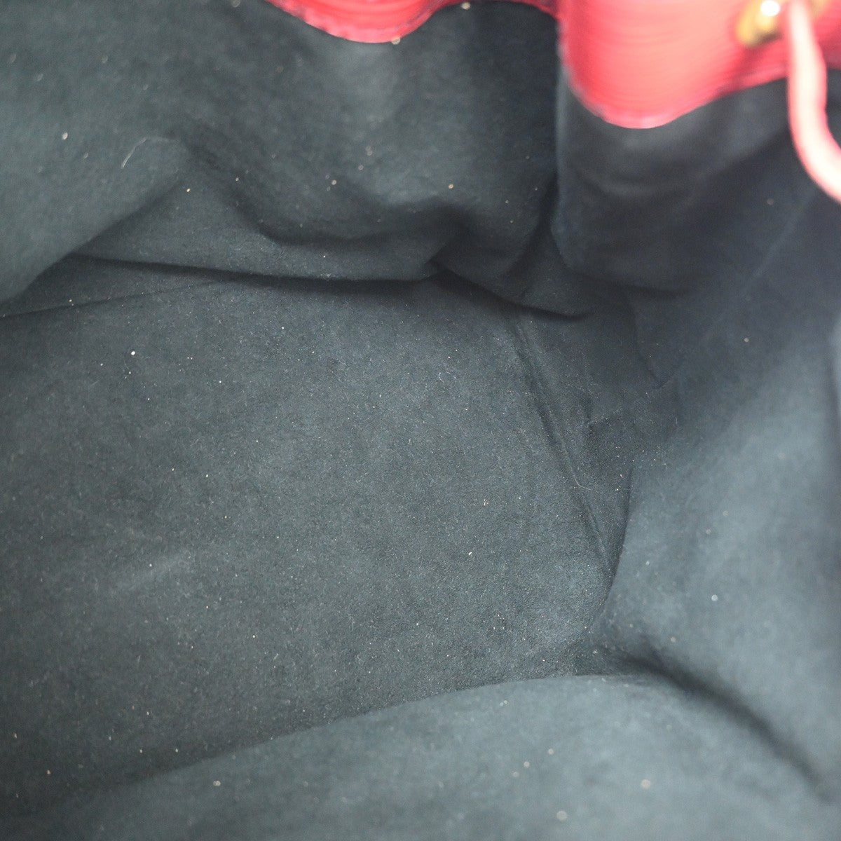 Louis Vuitton Petit Noe Handbag Epi Leather, RED, LEATHER, Shoulder bag