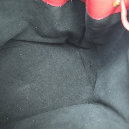 Louis Vuitton Petit Noe Handbag Epi Leather, RED, LEATHER, Shoulder bag