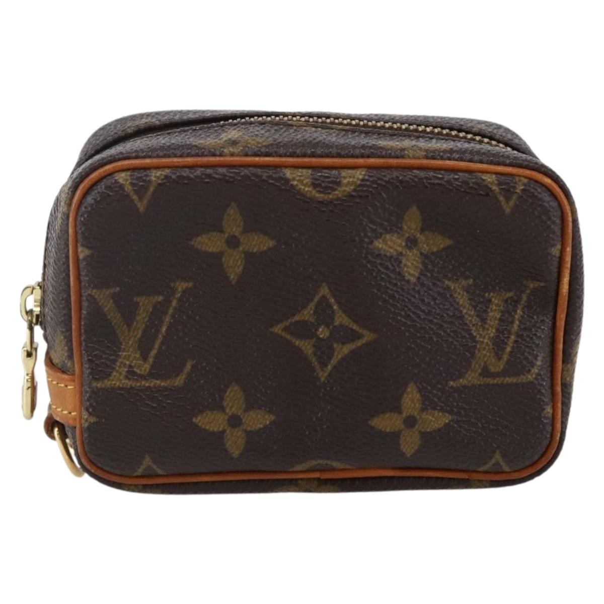 Louis Vuitton Wapity Trousse Pouch Monogram Canvas, BROWN, CANVAS, Clutche & pouche