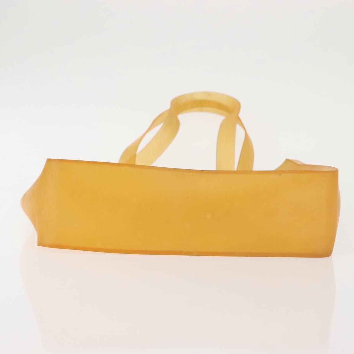 Chanel Jelly Tote Rubber, YELLOW, RUBBER, Tote bag