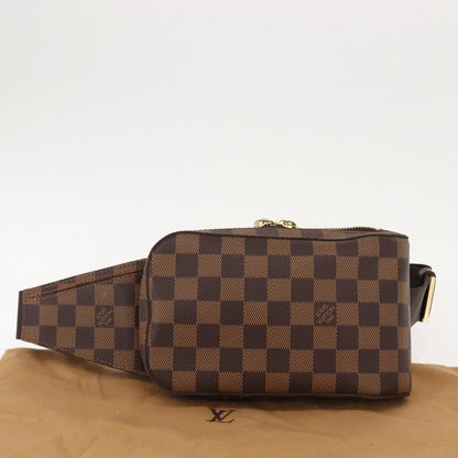 Louis Vuitton Geronimos Waist Bag Damier, BROWN, CANVAS, Shoulder bag