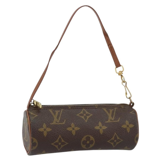 Louis Vuitton Papillon Pochette Monogram Canvas, BROWN, CANVAS, Clutche & pouche