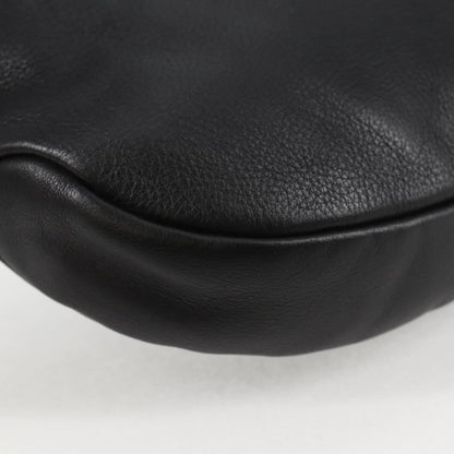 Salvatore Ferragamo Vala Shoulder Bag Leather, BLACK, LEATHER, Shoulder bag