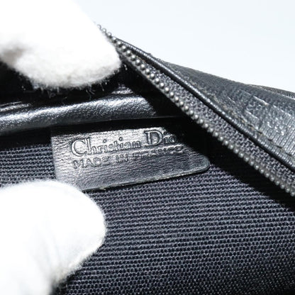 Christian Dior Vintage Trotter Pouch Canvas, BLACK, CANVAS, Clutche & pouche