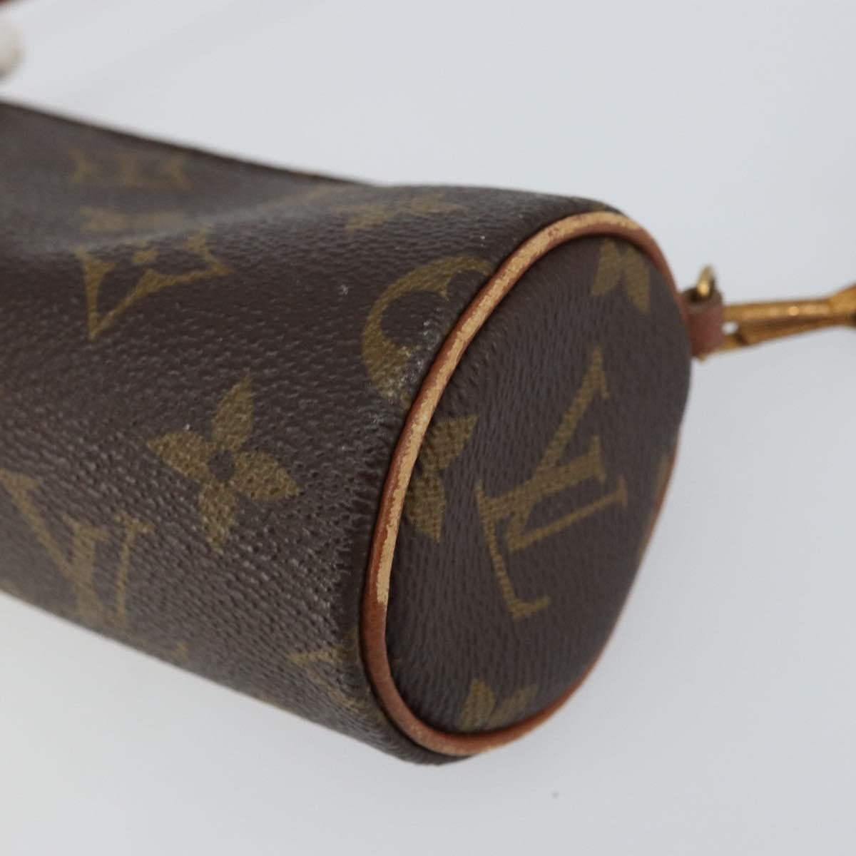 Louis Vuitton Papillon Pochette Monogram Canvas, BROWN, CANVAS, Clutche & pouche