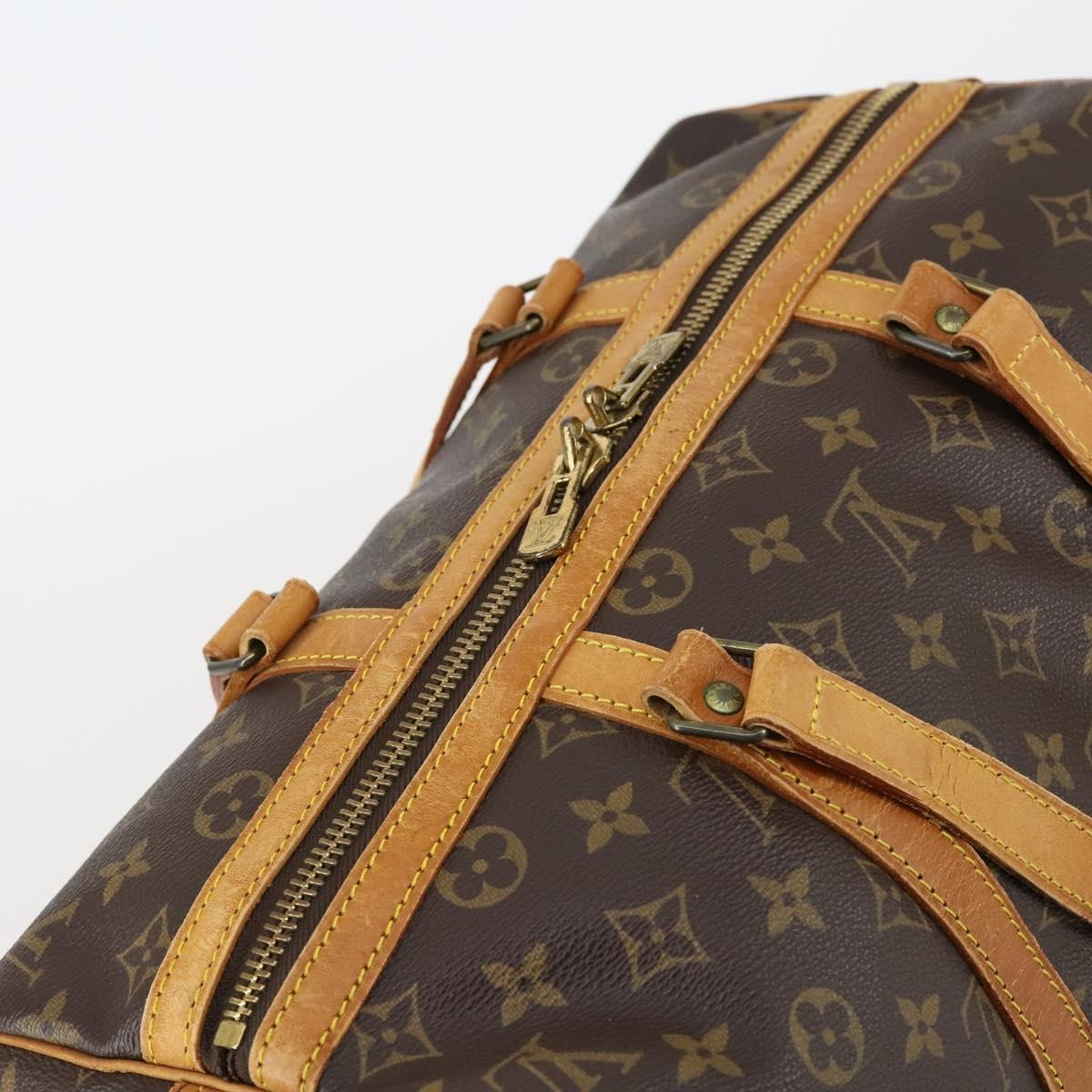 Louis Vuitton Sac Souple Handbag Monogram Canvas, BROWN, CANVAS, Travel bag