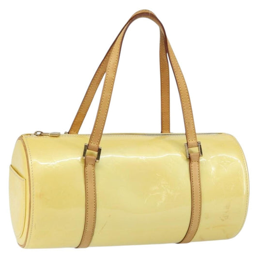 Louis Vuitton Bedford Handbag Monogram Vernis, BEIGE, PATENT_LEATHER, Handbag