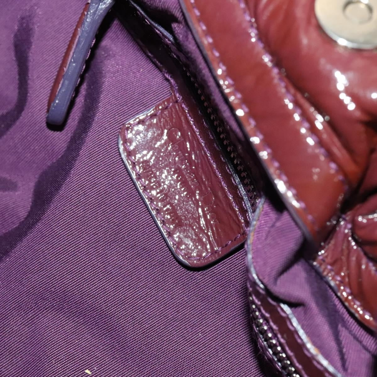 Christian Dior Le Trente Bag Cannage Quilt Patent, PURPLE, PATENT_LEATHER, Shoulder bag