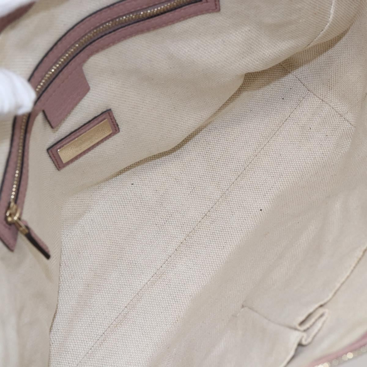 Gucci Soho Zip Tote Leather, PINK, LEATHER, Tote bag