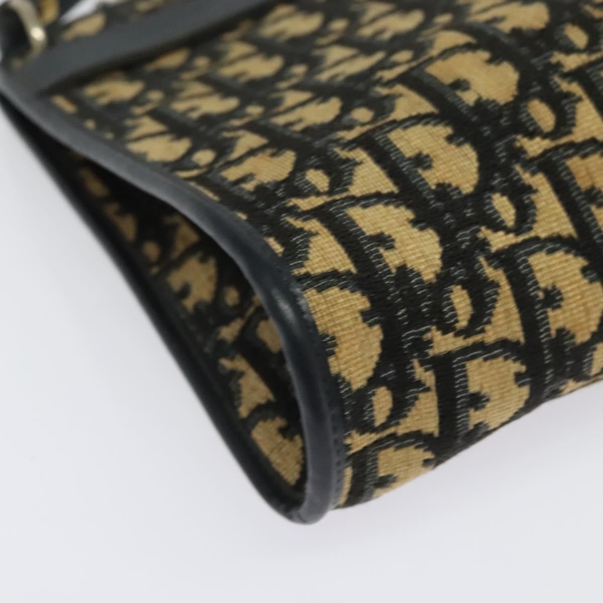 Christian Dior Vintage Trotter Crossbody Bag Canvas, BROWN, CANVAS, Shoulder bag