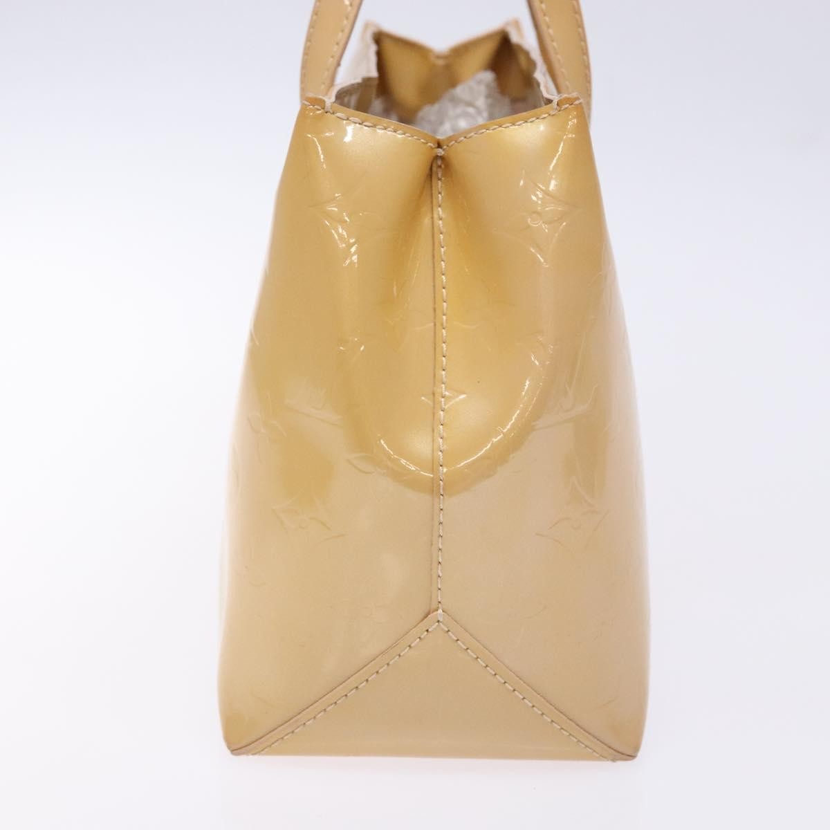Louis Vuitton Wilshire Handbag Monogram Vernis, BEIGE, PATENT_LEATHER, Handbag