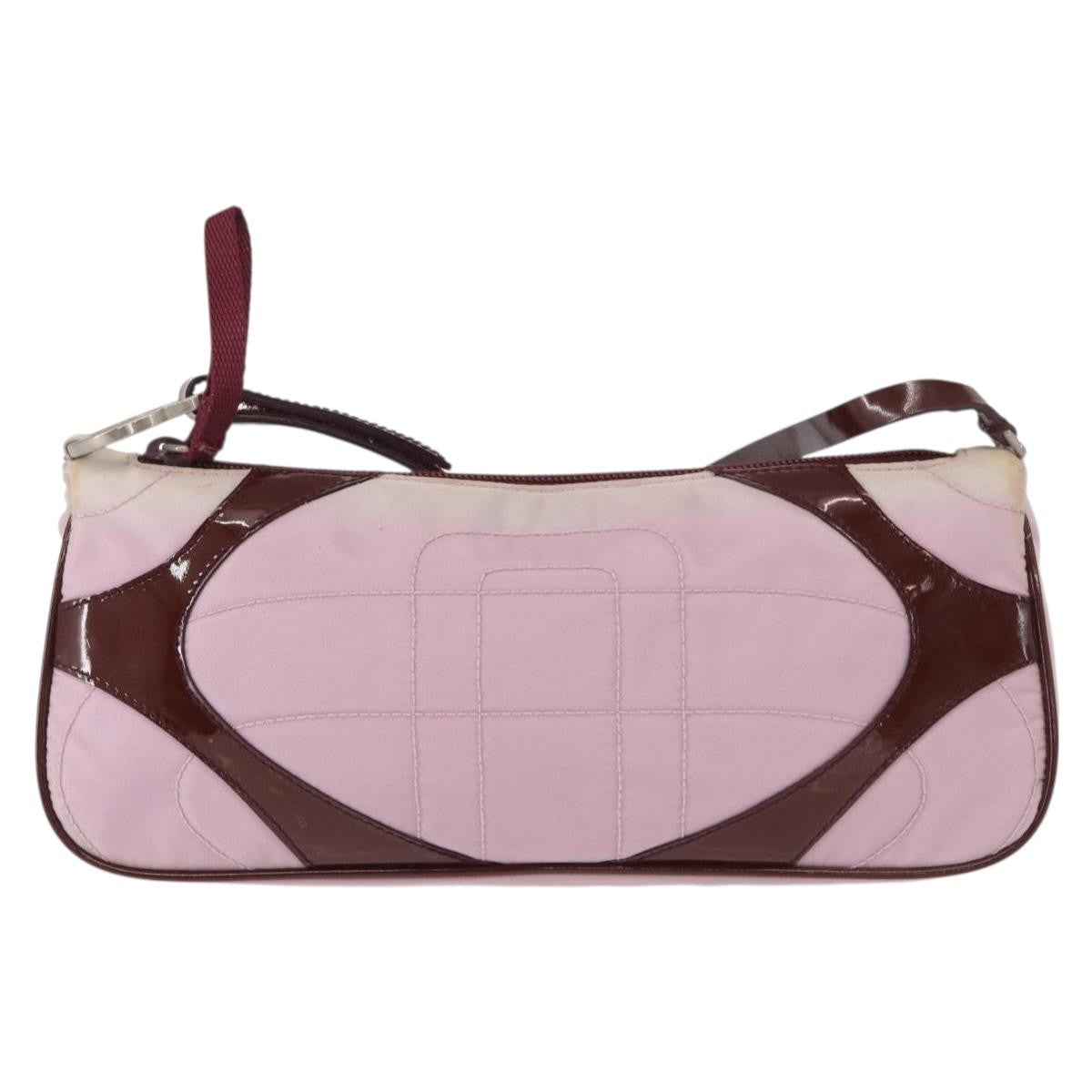 Prada Vintage Shoulder Bag Tessuto, PINK, NYLON, Shoulder bag