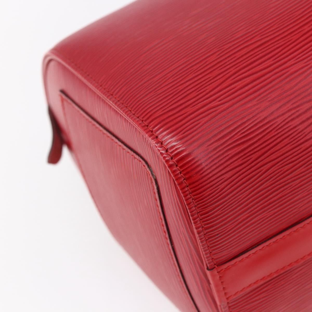 Louis Vuitton Speedy Handbag Epi Leather, RED, LEATHER, Handbag