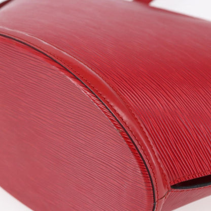 Louis Vuitton Saint Jacques Handbag Epi Leather, RED, LEATHER, Shoulder bag
