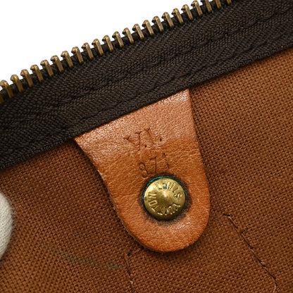 Louis Vuitton Speedy Handbag Monogram Canvas, BROWN, CANVAS, Travel bag