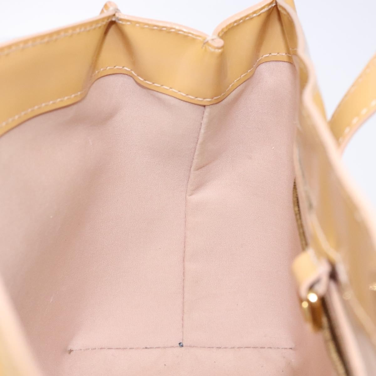 Louis Vuitton Wilshire Handbag Monogram Vernis, BEIGE, PATENT_LEATHER, Handbag