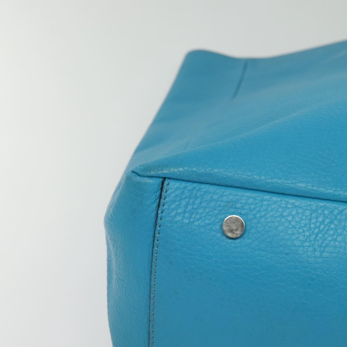 Burberry Vintage tote bag Leather, BLUE, LEATHER, Tote bag