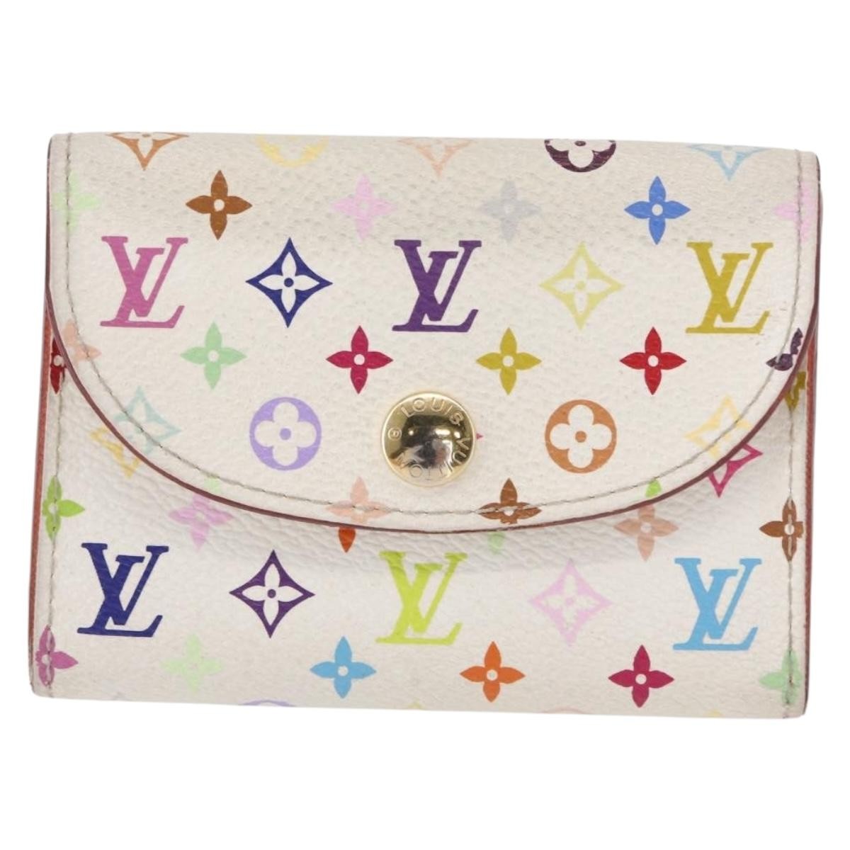 Louis Vuitton Rosalie Flap Coin Purse Limited Edition Vivienne Damier, MULTICOLOUR, CANVAS, Card Holders