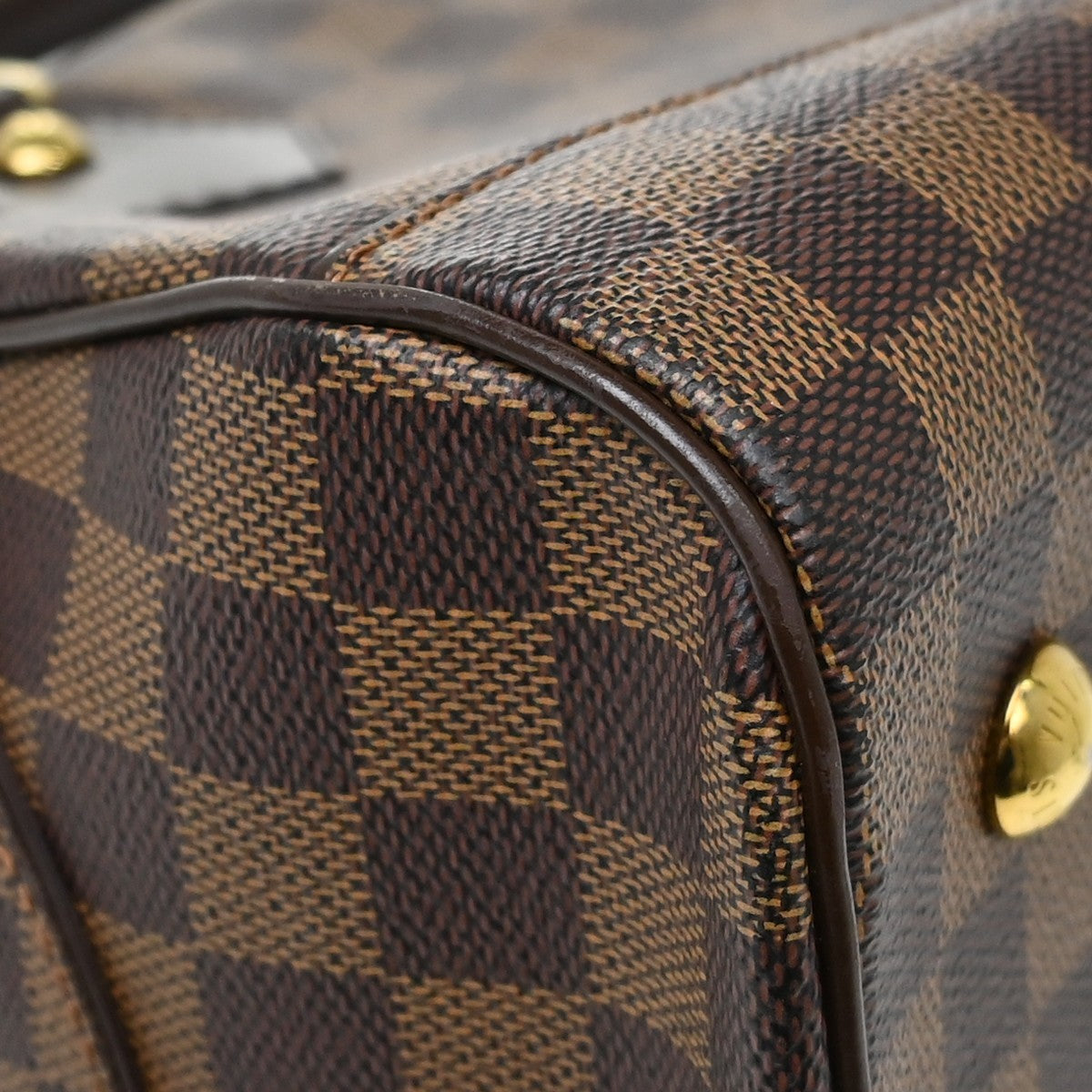 Louis Vuitton Duomo Boston Bag Damier, Brown, Canvas, Handbag