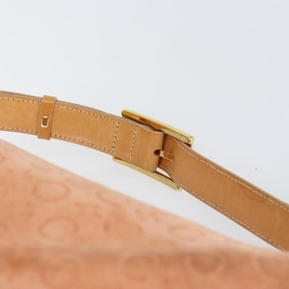 Celine C Macadam Shoulder bag Suede, ORANGE, SUEDE, Shoulder bag