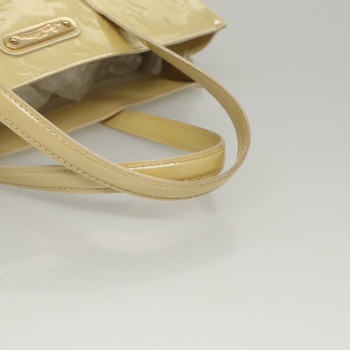 Louis Vuitton Wilshire Handbag Monogram Vernis, BEIGE, PATENT_LEATHER, Handbag