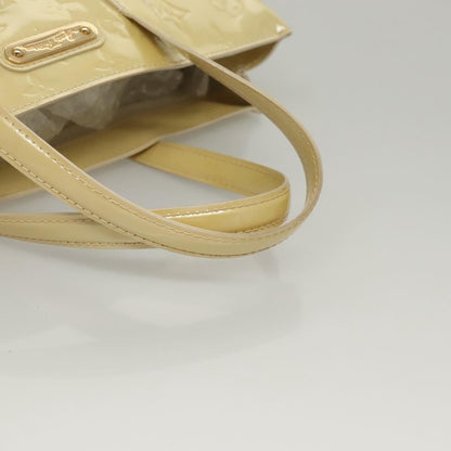 Louis Vuitton Wilshire Handbag Monogram Vernis, BEIGE, PATENT_LEATHER, Handbag