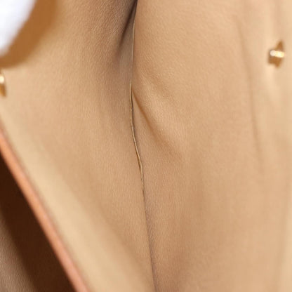 Celine Macadam Pochette Clutch, BEIGE, PVC, Clutche & pouche